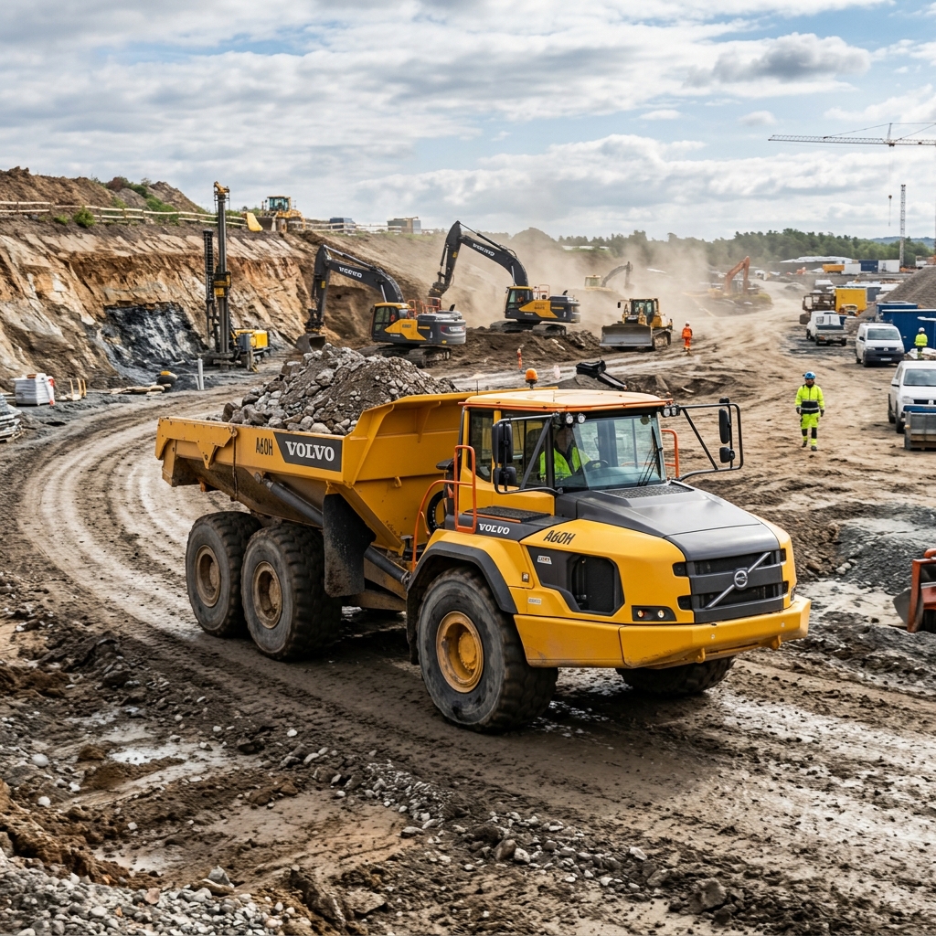 Volvo Construction Equipment 2025: Güvenlik ve Yakıt Verimliliğinde Yeni Rekor